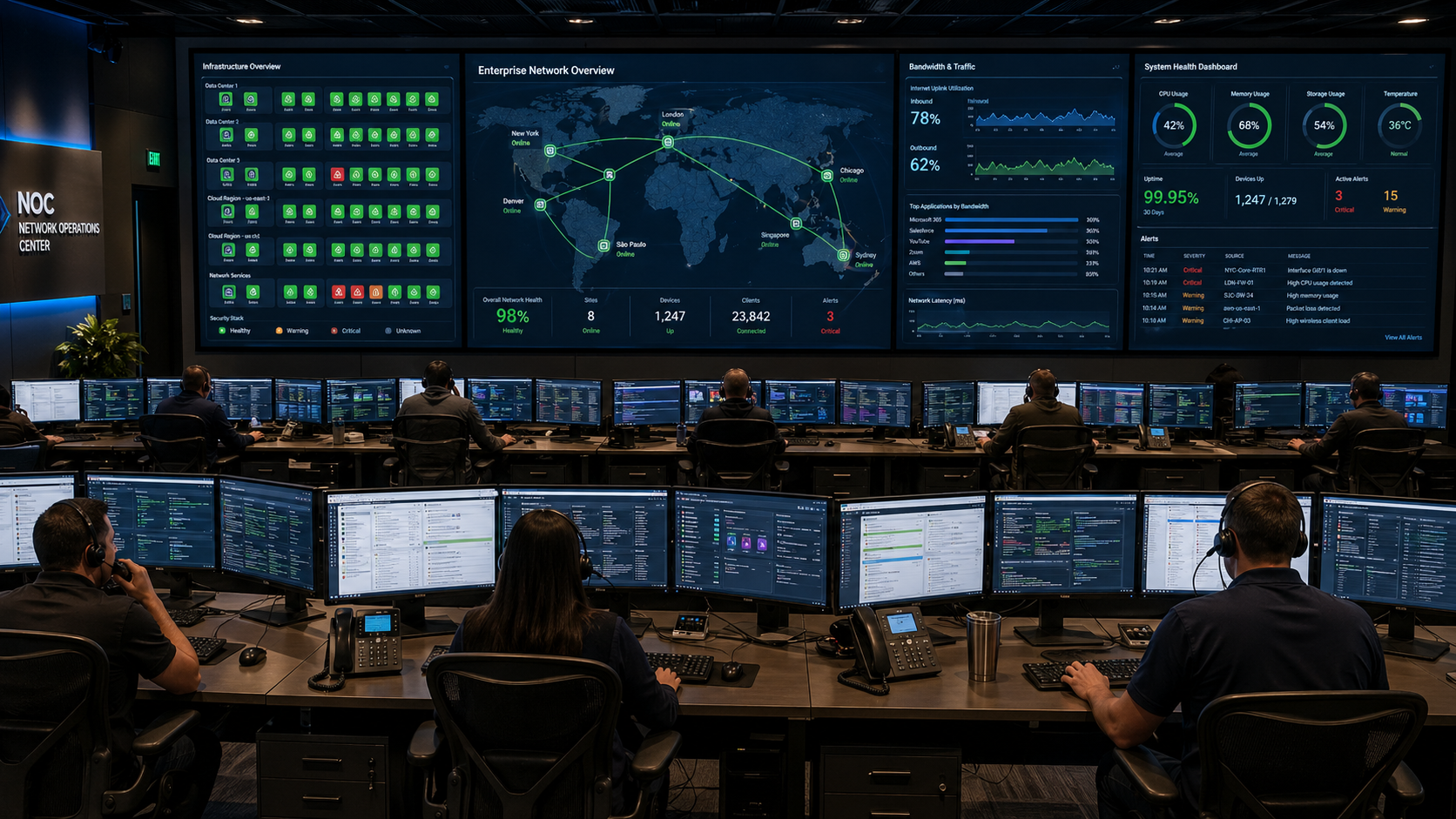 VectorLogic network operations center
